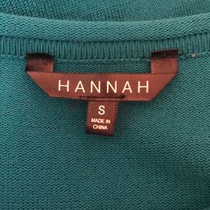 Hannah Tops - Teal Knit Top Hannah Tops - Teal Knit Top